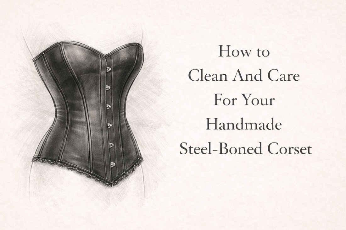 How to Clean and Care for Your Handmade Steel-Boned Corset