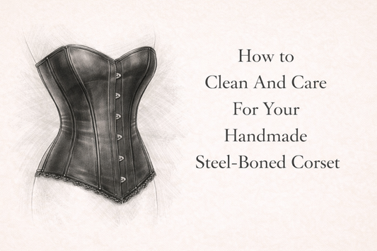 How to Clean and Care for Your Handmade Steel-Boned Corset